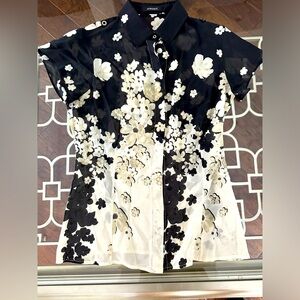 Versace short sleeve silk blouse IT 38